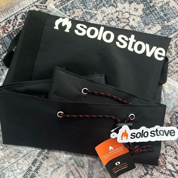 NWT Solo Stove Bonfire Black Carrying Bag Protective Cover - Picture 3 of 7